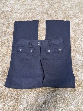 Tracy Evans charcoal grey Bootcut Jeans with Flap Pockets